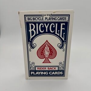 Big Bicycle Rider Back Playing Cards